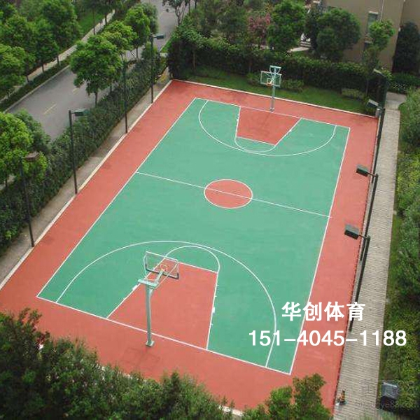 西藏硅pu塑胶篮球场